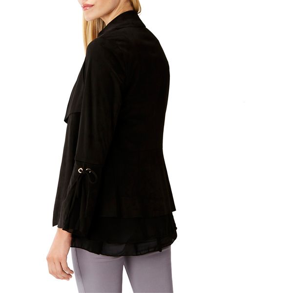 Durable Coast Black 'Khloe' long sleeved lightweight jacket 58607_01855980 On Sale