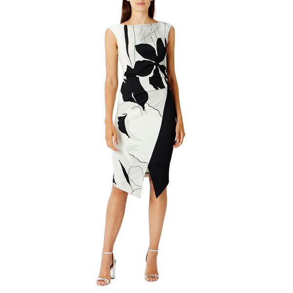 Classic Coast Monochrome barton print 'Iris' shift dress 58607_01843289