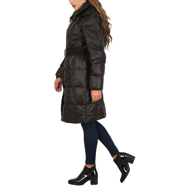 Fashion David Barry Black feather and down padded coat 60514_FFN0041358