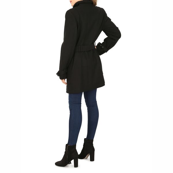 Exquisite David Barry Black wool mix coat 60514_FFN0043168