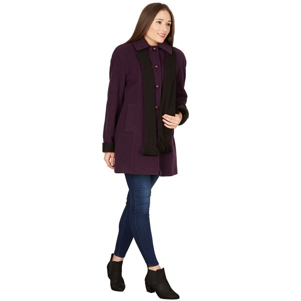 David Barry Coats & Jackets - Grape ladies jacket