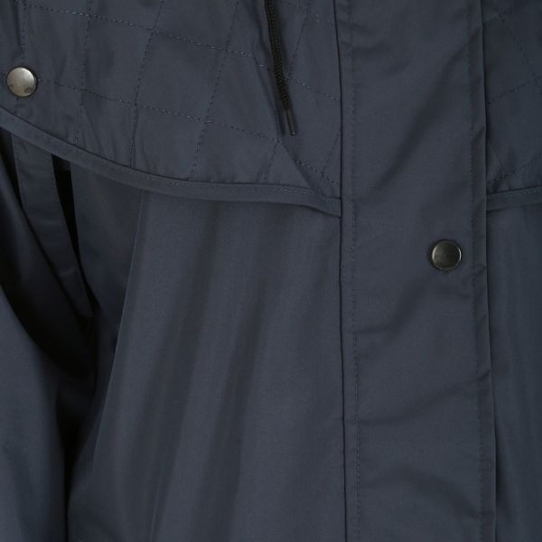 Latest David Barry Navy cord storm coat 60514_FFN0035639