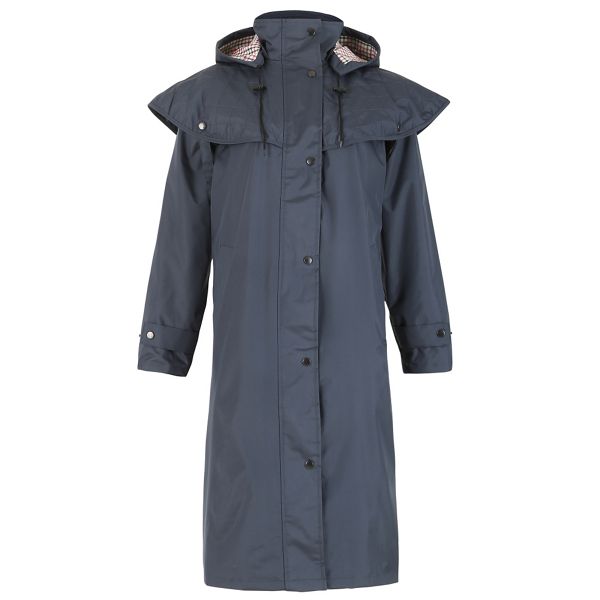 Latest David Barry Navy cord storm coat 60514_FFN0035639