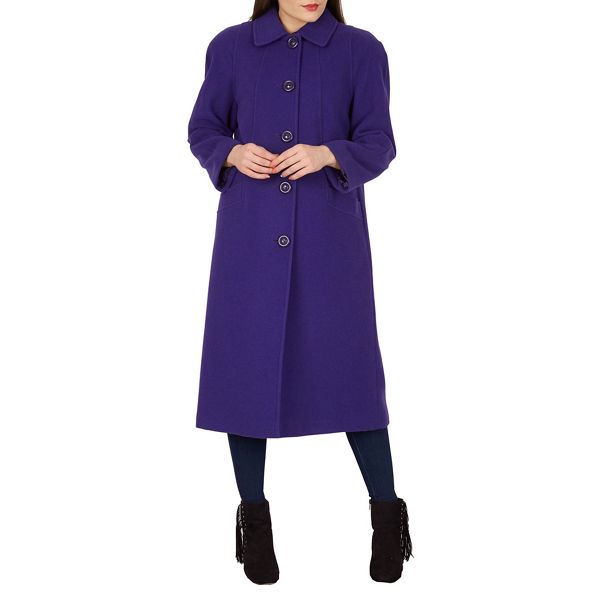 David Barry Coats & Jackets - Purple single breasted coat