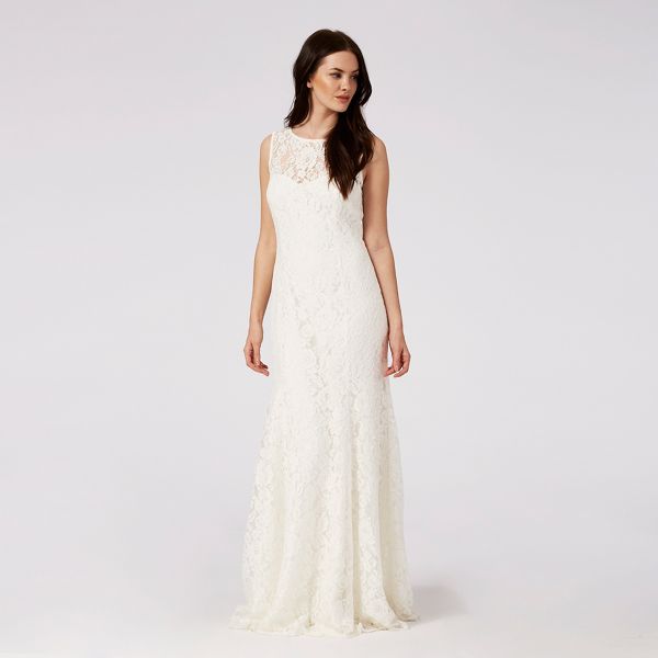 Debut Dresses - Ivory lace 'Elaine' wedding dress