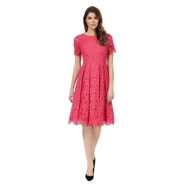 Debut Dresses - Pink lace 'Lucie' dress