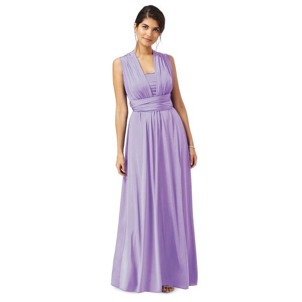 Debut Dresses - Purple multiway full length evening dress