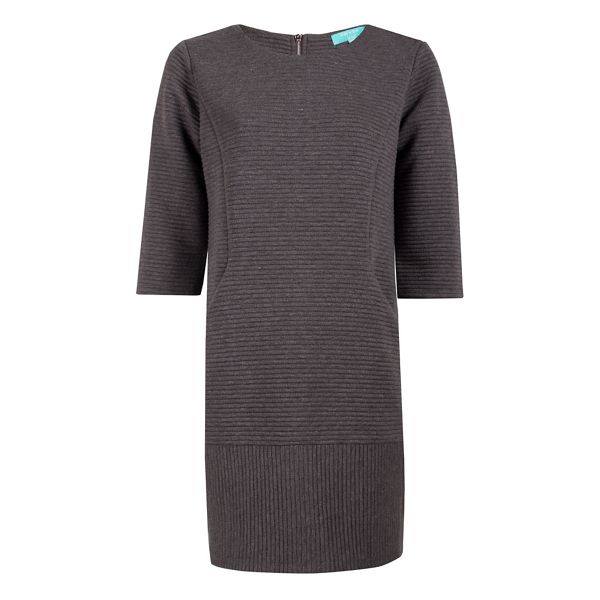 Fever Dresses - Grey jersey 'Freya' mini tunic dress