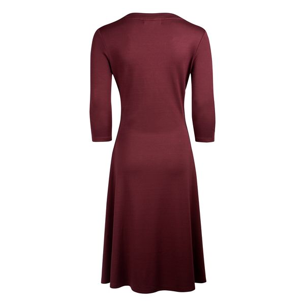 Latest Fever Purple jersey 'Andrea' v-neck wrap dress 64592_ANWDR17W56