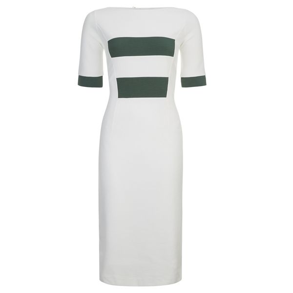 Timeless Hobbs Cream 'Olivia' knee length pencil dress 64104_58617