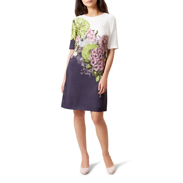 Hobbs Dresses - Multicoloured floral print 'Cheryl' shift dress