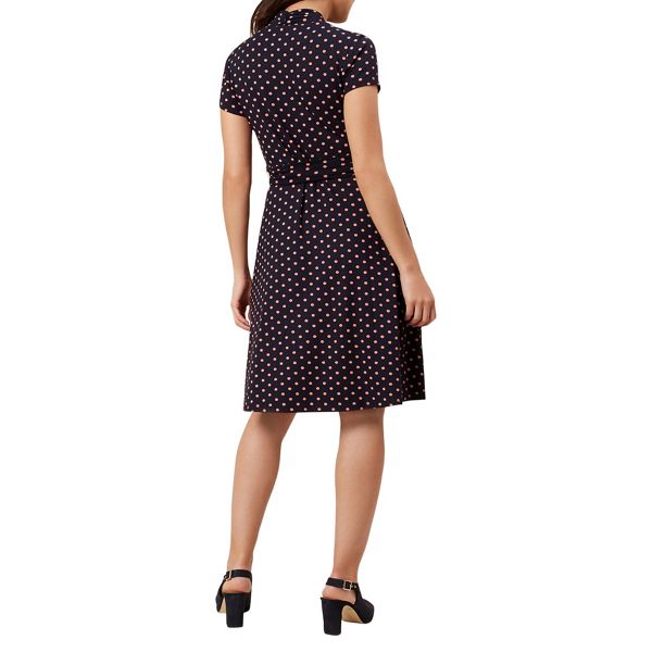 Durable Hobbs Navy 'April' wrap dress 64104_58011