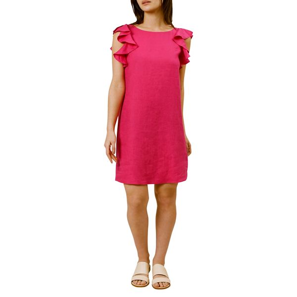 Hobbs Dresses - Pink 'Harper ruffle' dress