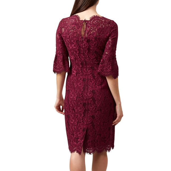 Hot Sale Hobbs Pink lace 'Vanessa' knee length pencil dress 64104_58748 On Sale