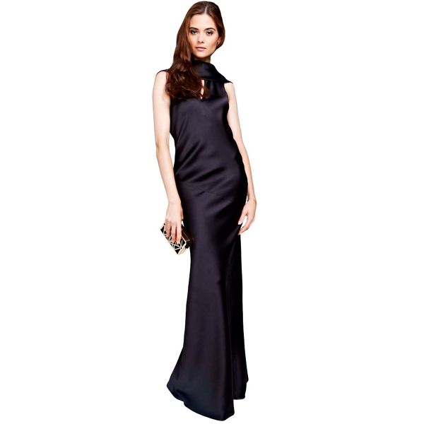 HotSquash Dresses - Long dress with cowl back and front