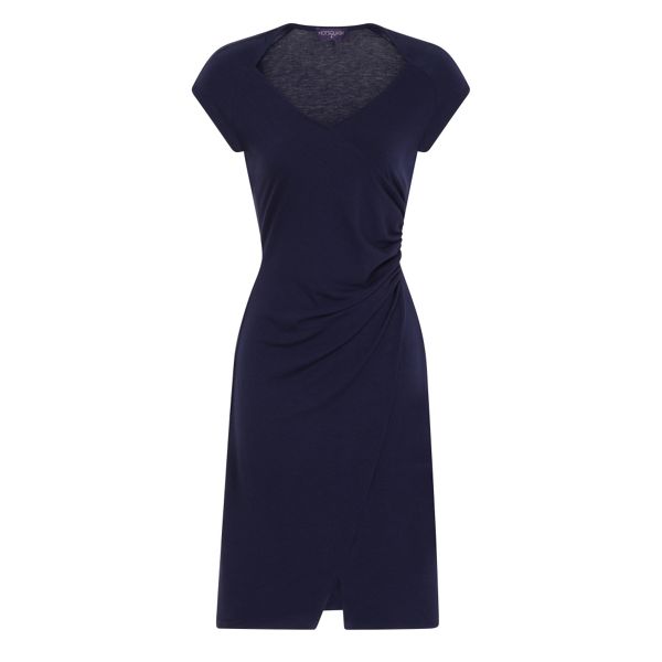 Classic HotSquash Navy Raglan Sleeve Dress in clever fabric 62035_HSWD27043 Outlet