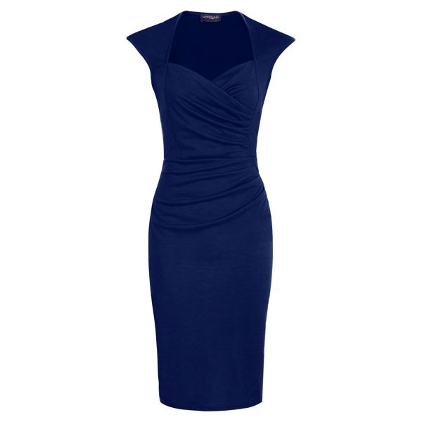 Classic HotSquash Navy Raglan Sleeve Dress in clever fabric 62035_HSWD27043 Outlet