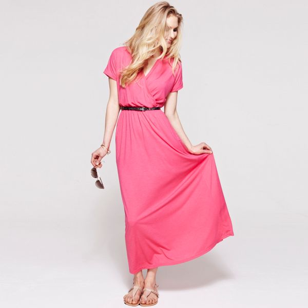 Exquisite HotSquash Pink maxi dress with CoolFresh 62035_HS008305