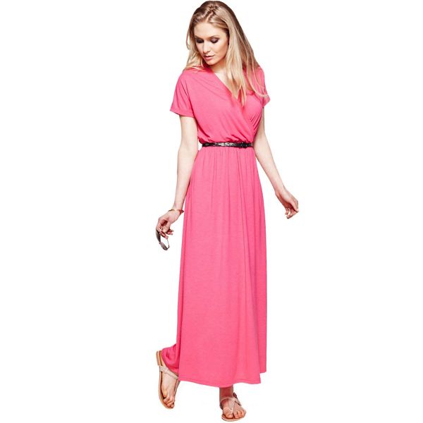HotSquash Dresses - Pink maxi dress with CoolFresh