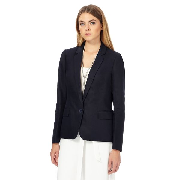 J by Jasper Conran Coats & Jackets - Navy linen blend blazer