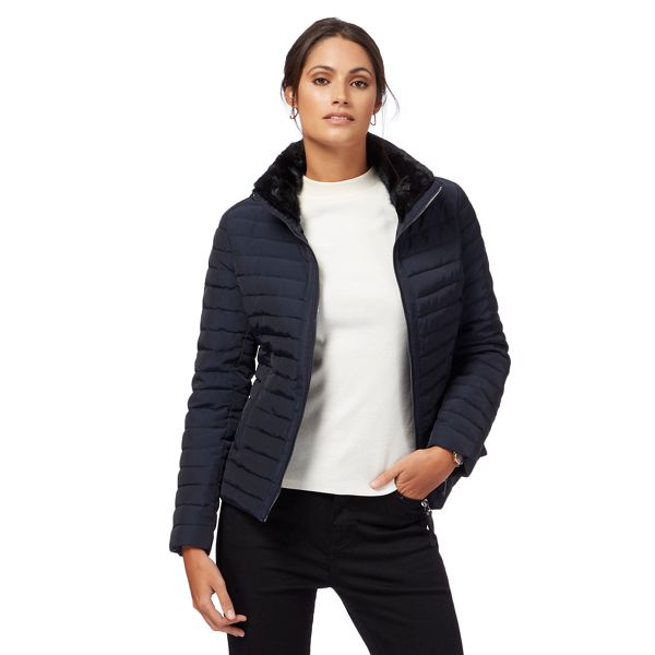 J by Jasper Conran Coats & Jackets - Navy padded feather and down jacket