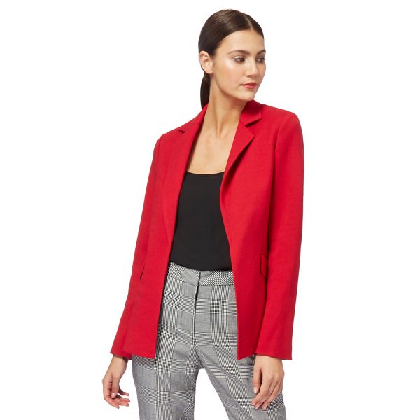 J by Jasper Conran Coats & Jackets - Red luxury wool crepe blazer