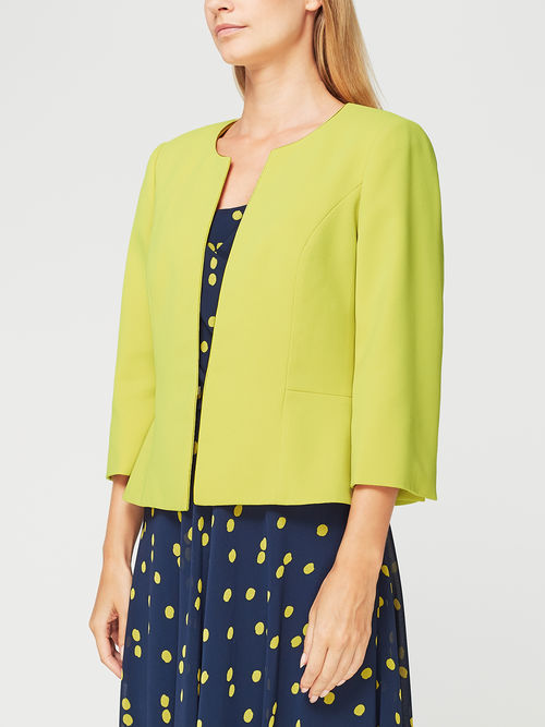 Hot Sale Jacques Vert Mid Yellow ERICA CREPE JACKET 10046452