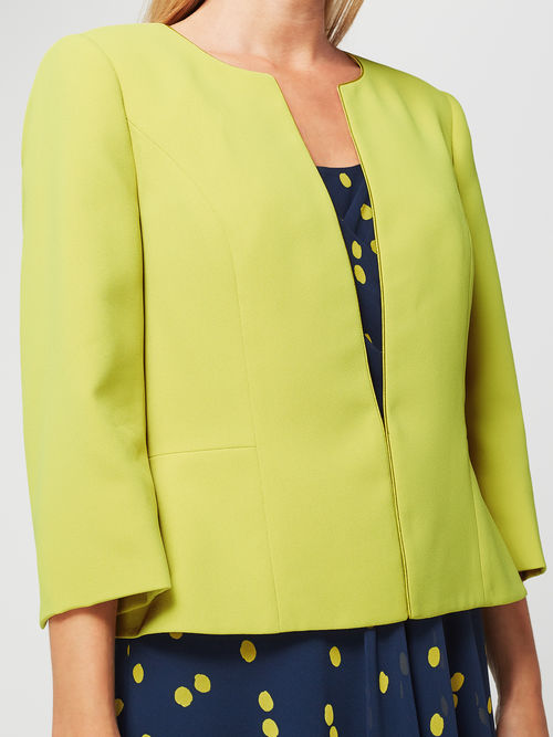 Hot Sale Jacques Vert Mid Yellow ERICA CREPE JACKET 10046452