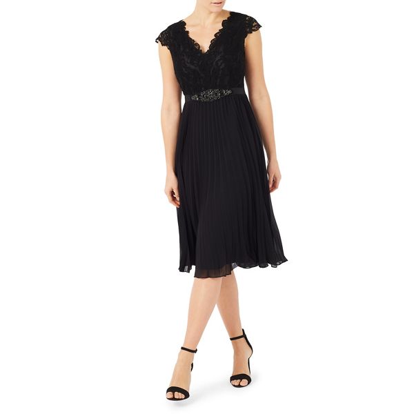 Jacques Vert Dresses - Midi lace bodice dress