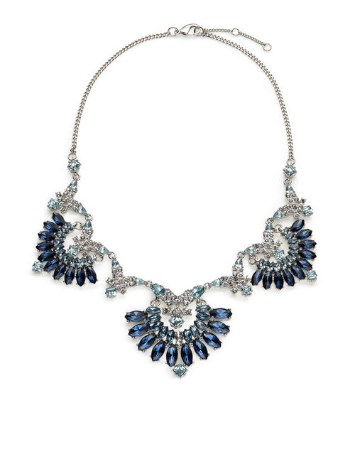 Jacques Vert Navy OMBRE BLUES COLLAR NECKLACE