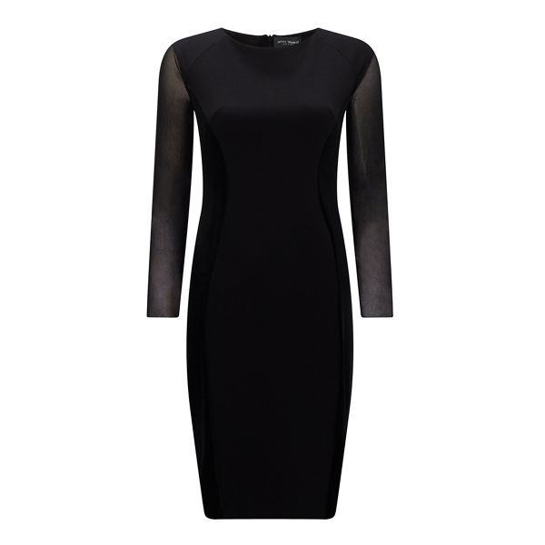 Outstanding James Lakeland Black velvet pencil dress 64592_968860