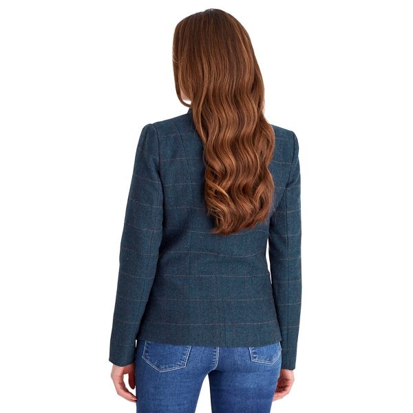 Designer Joe Browns Blue heritage herringbone jacket 61068_WJ085A