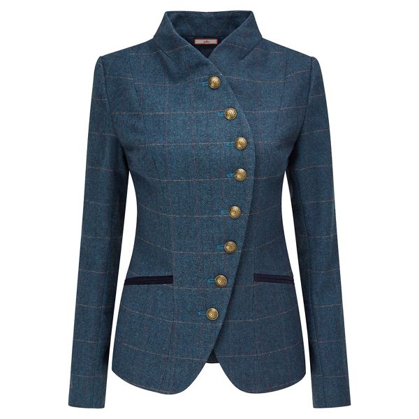 Designer Joe Browns Blue heritage herringbone jacket 61068_WJ085A