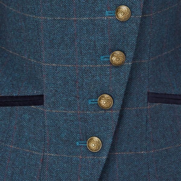 Designer Joe Browns Blue heritage herringbone jacket 61068_WJ085A