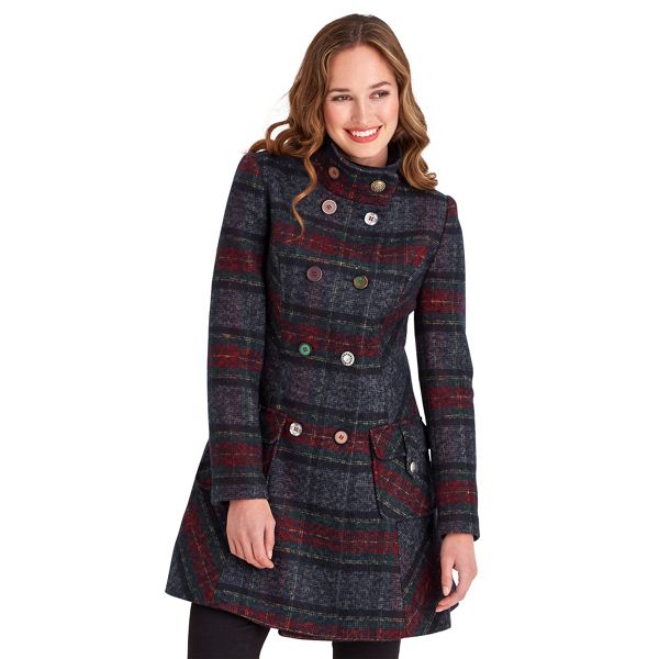 Joe Browns Coats & Jackets - Multi coloured highland check coat