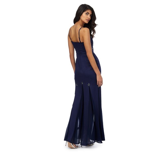 Classic Laced In Love Navy crystal detailed dress 1760208047