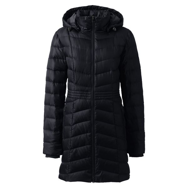 Lands' End Coats & Jackets - Black casual down coat