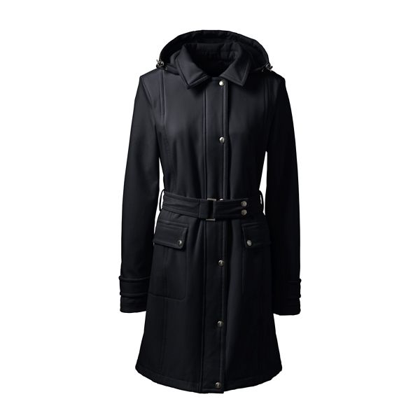 Lands' End Coats & Jackets - Black plus soft shell coat