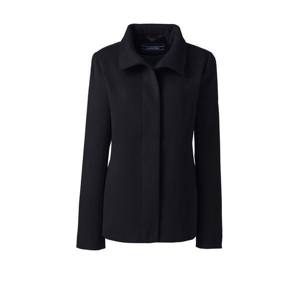 Lands' End Coats & Jackets - Black stand collar jacket