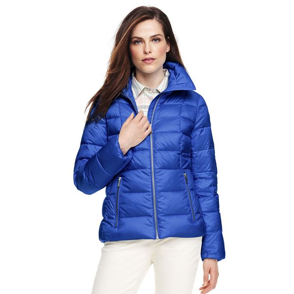 Lands' End Coats & Jackets - Blue lightweight down jacket