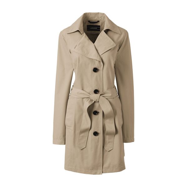 Lands' End Coats & Jackets - Green harbour trench coat