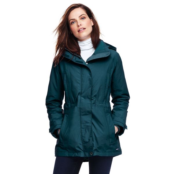 Lands' End Coats & Jackets - Green squall coat