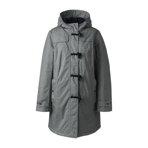 Lands' End Coats & Jackets - Grey squall duffle coat
