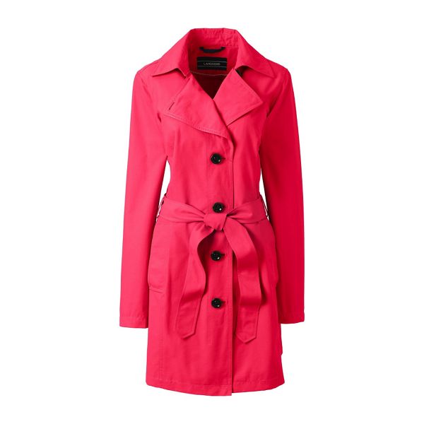 Lands' End Coats & Jackets - Pink harbour trench coat
