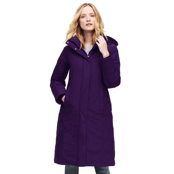 Lands' End Coats & Jackets - Purple commuter down coat