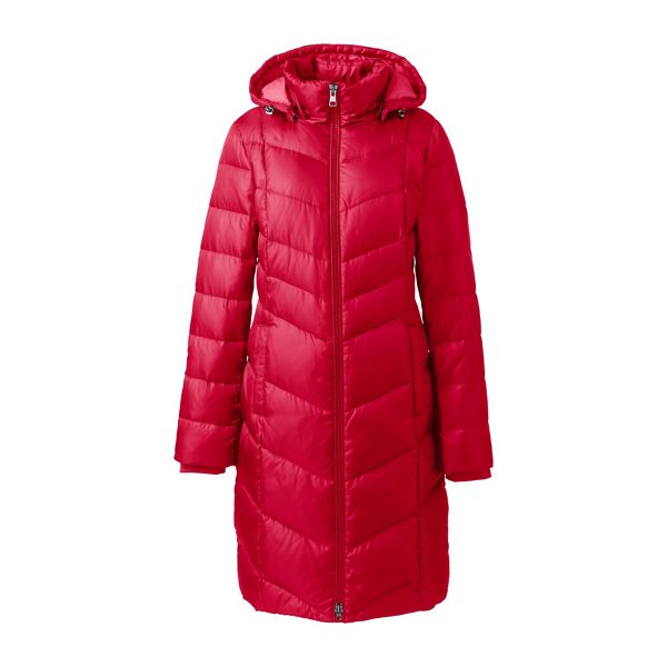 Lands' End Coats & Jackets - Red casual down coat