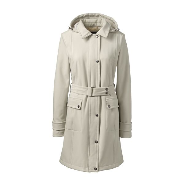 Lands' End Coats & Jackets - White petite soft shell coat