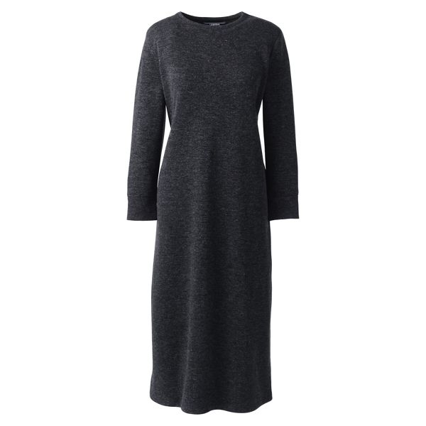 Lands' End Dresses - Grey sweatshirt dress