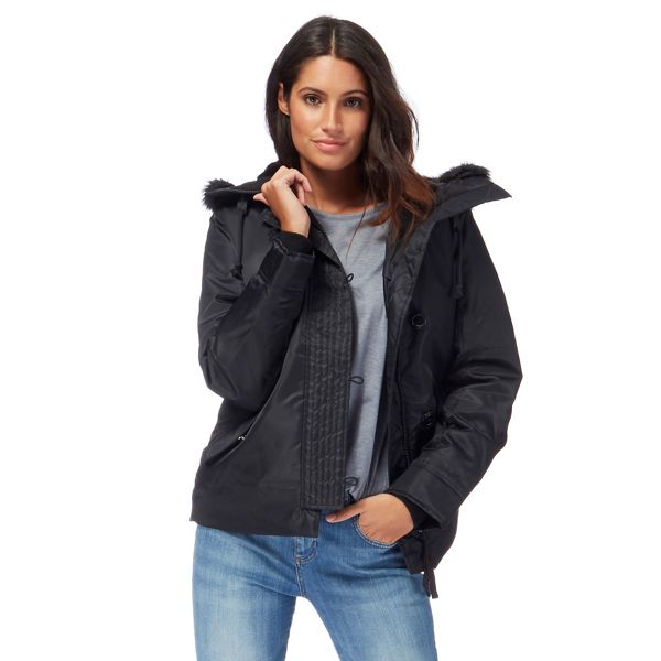 's Coats & Jackets - Black 'Isabela' hooded parka