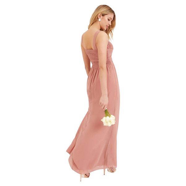 Latest Little Mistress Peach embellished maxi dress 63411_L6158D18A